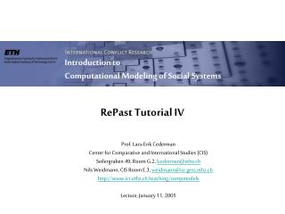 RePast Tutorial IV