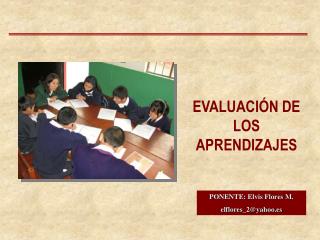 EVALUACIÓN DE LOS APRENDIZAJES