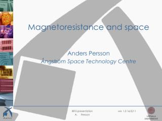 Magnetoresistance and space