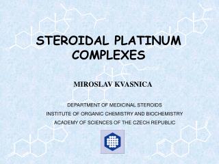 STEROIDAL PLATINUM COMPLEXES