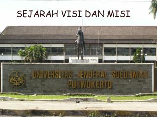 SEJARAH VISI DAN MISI