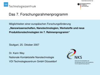 Das 7. Forschungsrahmenprogramm