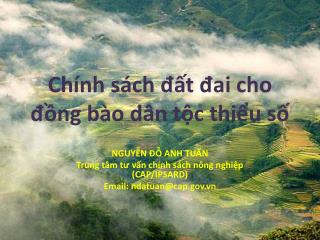 Chính sách đất đai cho đồng bào dân tộc thiểu số