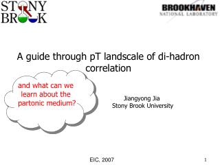 A guide through pT landscale of di-hadron correlation