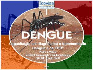 Capacitação em diagnóstico e tratamento do Dengue e da FHD. Pedro J. Vilaça