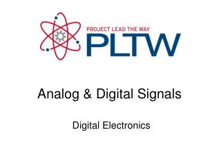 Analog &amp; Digital Signals