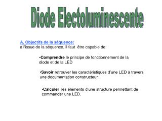 Diode Electoluminescente