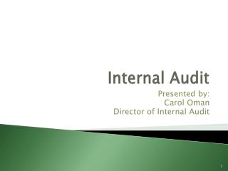 Internal Audit