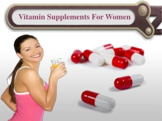 Vitamin Supplements For Women