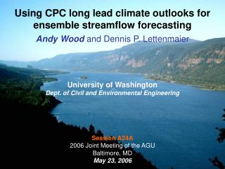 Using CPC long lead climate outlooks for ensemble streamflow forecasting