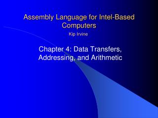 Assembly Language for Intel-Based Computers