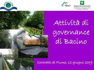 Attività di governance di Bacino