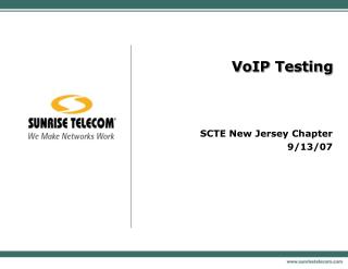 VoIP Testing