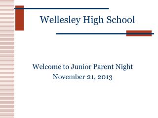 Wellesley High School