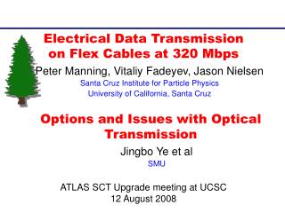 Electrical Data Transmission on Flex Cables at 320 Mbps