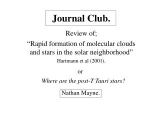 Journal Club.