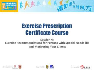 Exercise Prescription Certificate Course