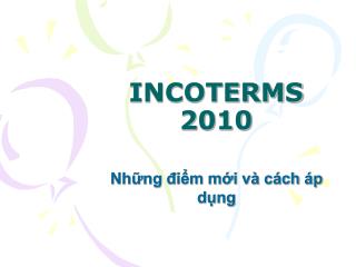 INCOTERMS 2010