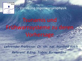 Tsunamis und Frühwarnsysteme zu deren Vorhersage