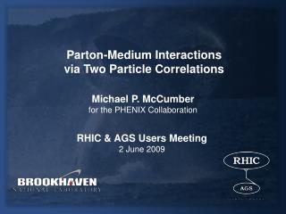 Parton-Medium Interactions via Two Particle Correlations