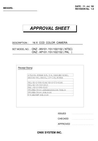 APPROVAL SHEET