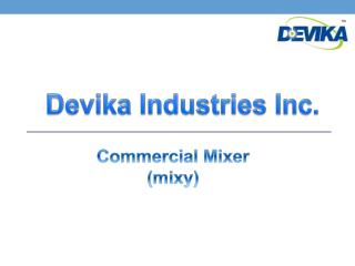 Commercial Mixer (mixy)