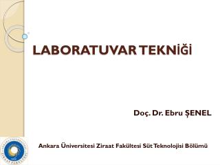 LABORATUVAR TEKNİĞİ