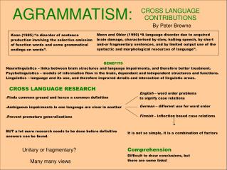 Finds common ground and hence a common definition