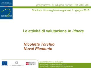 Le attività di valutazione in itinere