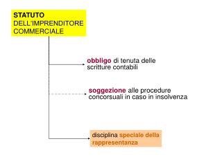 STATUTO DELL‘IMPRENDITORE COMMERCIALE