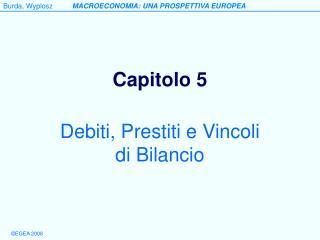 Capitolo 5