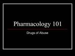 Pharmacology 101