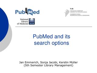 PubMed and its search options