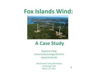 Fox Islands Wind: