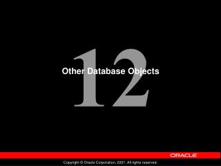 Other Database Objects