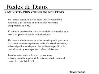 Redes de Datos