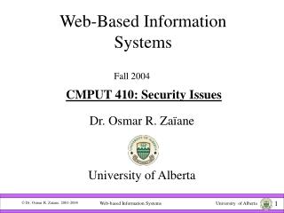 Web-Based Information Systems