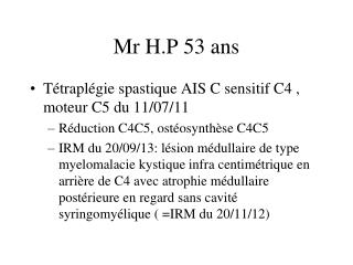 Mr H.P 53 ans