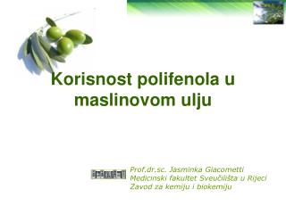 Korisnost polifenola u maslinovom ulju