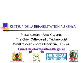 SECTEUR DE LA REHABILITATION AU KENYA