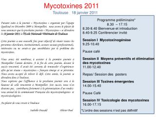 Mycotoxines 2011