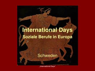 International Days Soziale Berufe in Europa