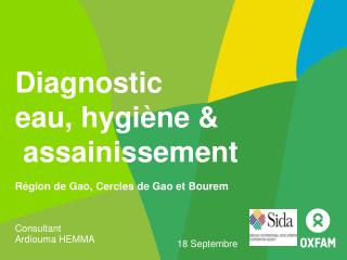 Diagnostic eau, hygiène &amp; assainissement