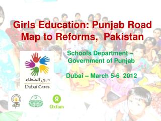 Girls Education: Punjab Road Map to Reforms, Pakistan
