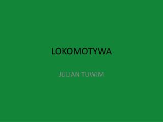 LOKOMOTYWA