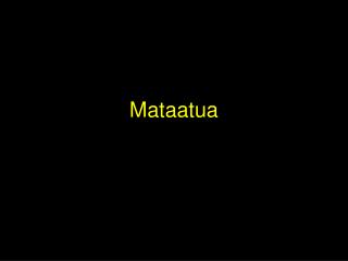 Mataatua