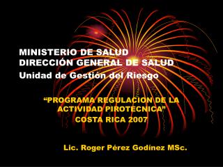MINISTERIO DE SALUD DIRECCIÓN GENERAL DE SALUD Unidad de Gestión del Riesgo
