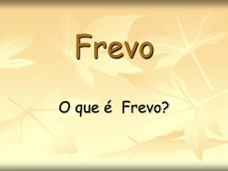 Frevo