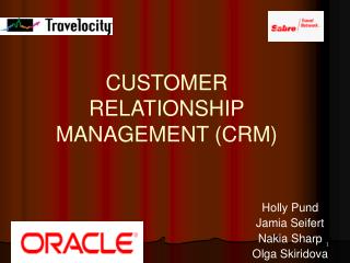 CUSTOMER RELATIONSHIP MANAGEMENT (CRM)