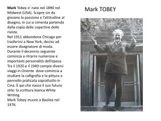 Mark TOBEY